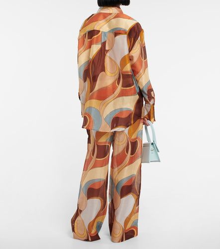 Camicia in cotone e seta con stampa - SIR - Modalova