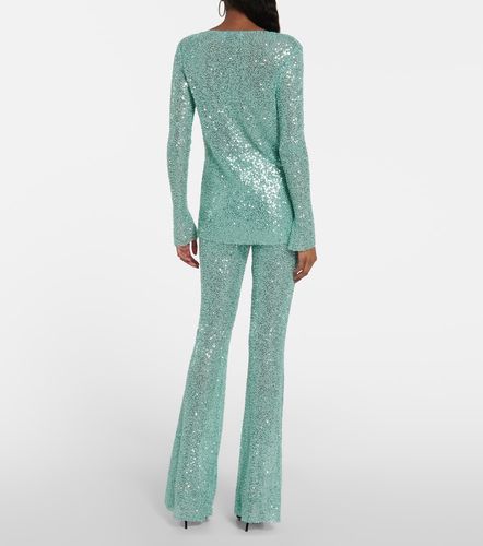Beaded tie-front cardigan - Self-Portrait - Modalova