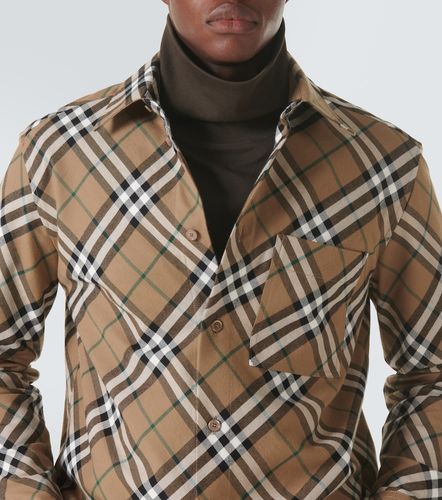 Camisa Check de algodón - Burberry - Modalova
