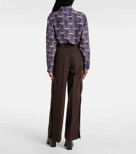 Burberry Pantalones cargo de lana - Burberry - Modalova