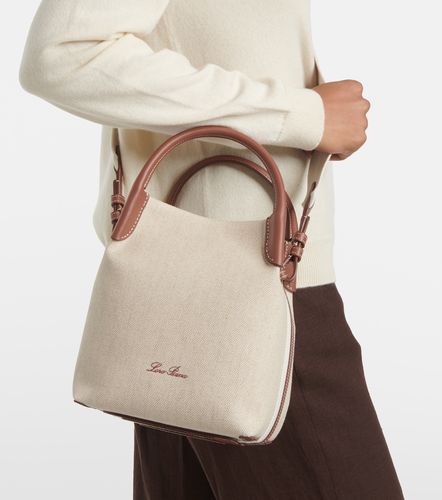Borsa Bale Small in canvas con pelle - Loro Piana - Modalova