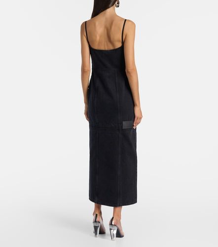Abito lungo in denim con pizzo - Stella McCartney - Modalova