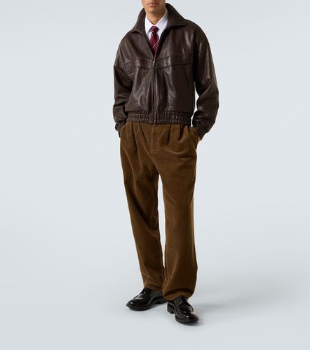 Pantaloni regular in velluto a coste - Saint Laurent - Modalova