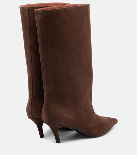Amina Muaddi Fiona suede boots - Amina Muaddi - Modalova