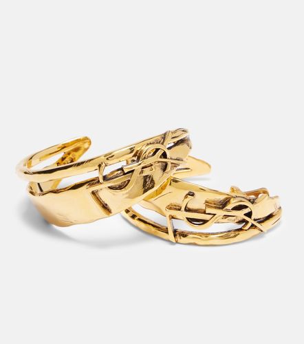Orecchini a clip Cassandre Large - Saint Laurent - Modalova