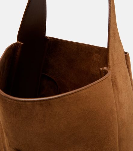 Le 5 a 7 Supple Large suede shoulder bag - Saint Laurent - Modalova