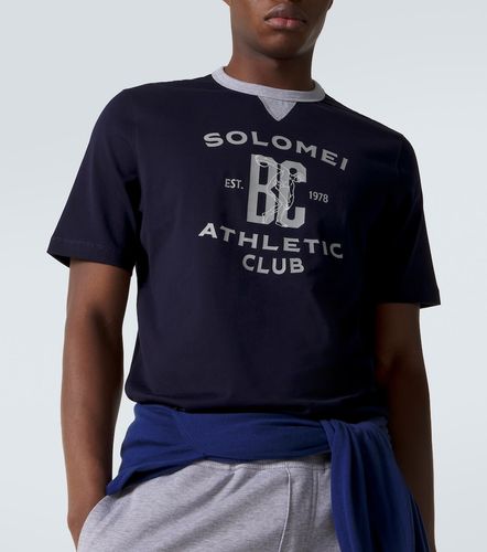 Camiseta de jersey de algodón - Brunello Cucinelli - Modalova