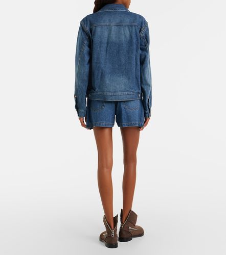 Sacai Shorts de denim con paneles - Sacai - Modalova