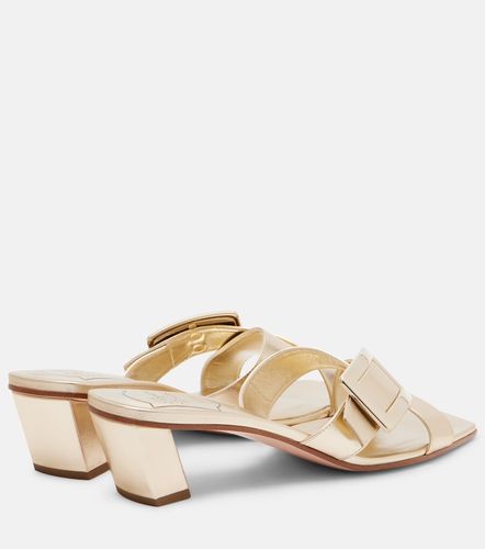 Metallic leather sandals - Roger Vivier - Modalova