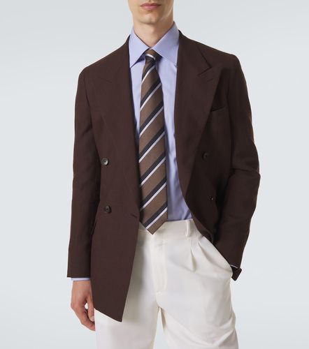 Brioni Striped silk jacquard tie - Brioni - Modalova