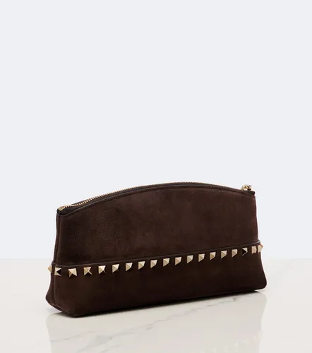 Rockstud Small suede pouch - Valentino Garavani - Modalova