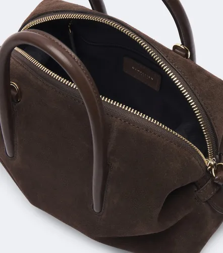 Stockholm Small suede top-handle bag - DeMellier - Modalova