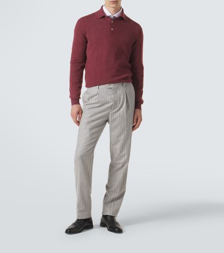 Pullover polo in cashmere - Brunello Cucinelli - Modalova