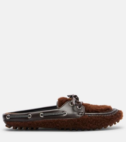 Mules Monili aus Shearling - Brunello Cucinelli - Modalova
