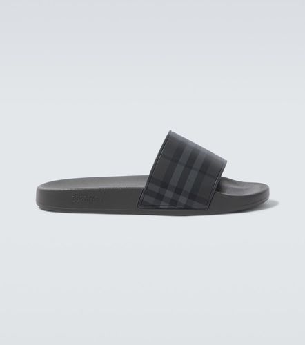 Burberry Burberry Check slides - Burberry - Modalova