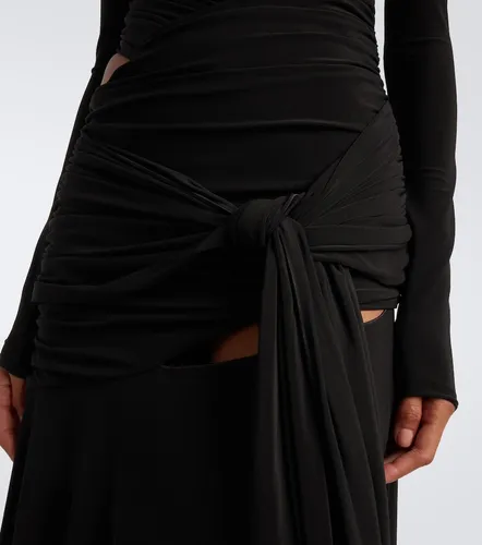 Abito midi asimmetrico con cut-out - The Attico - Modalova