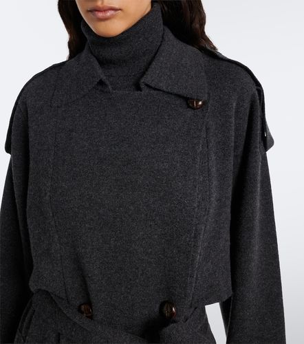 Belted double-breasted wool and cashmere coat - Jardin des Orangers - Modalova