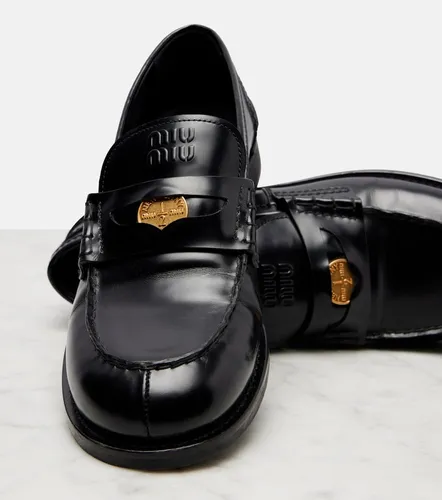 Miu Miu Leather loafers - Miu Miu - Modalova