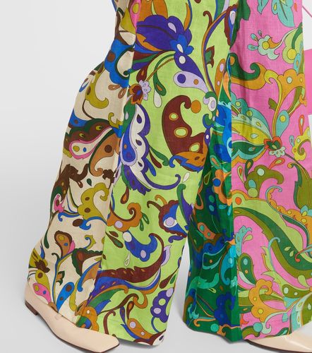 Alémais Pantaloni Yvette a gamba larga in lino - Alemais - Modalova
