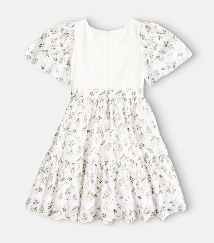 Vestido de mezcla de algodón con encaje - Patachou - Modalova
