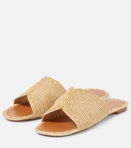 Clergerie Ineni raffia slides - Clergerie - Modalova