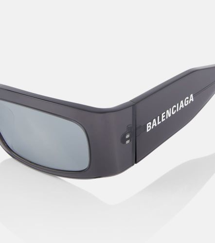 Occhiali da sole rettangolari con logo - Balenciaga - Modalova