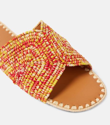 Clergerie Ineni raffia slides - Clergerie - Modalova