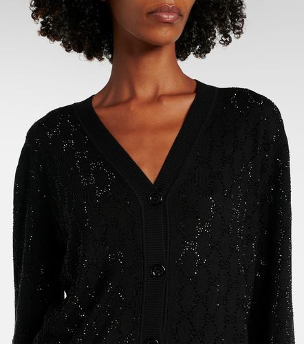 Gucci GG Crystal wool cardigan - Gucci - Modalova