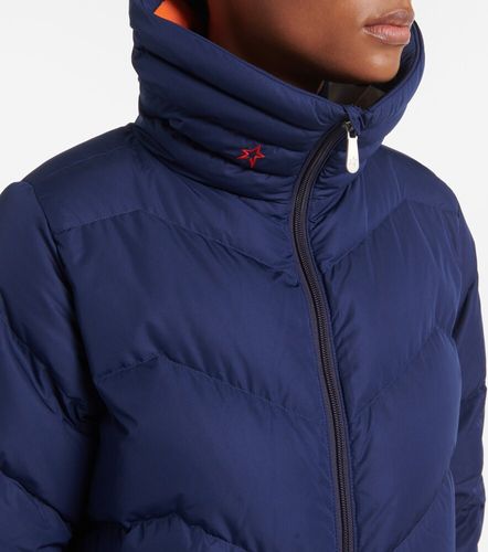 Duvet houndstooth down ski jacket - Perfect Moment - Modalova