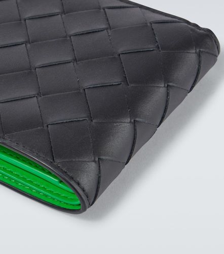 Cartera plegable de piel Intrecciato - Bottega Veneta - Modalova