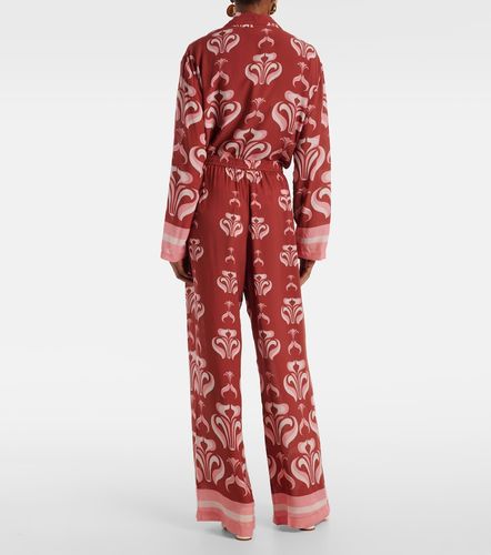 Printed wide-leg pants - Adriana Degreas - Modalova