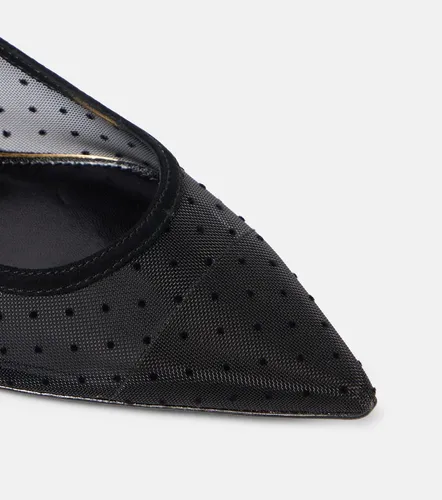 Zapatos planos de malla con ante - Tory Burch - Modalova