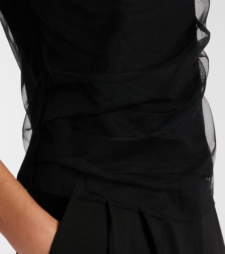 Top drapeado de tul - Dorothee Schumacher - Modalova