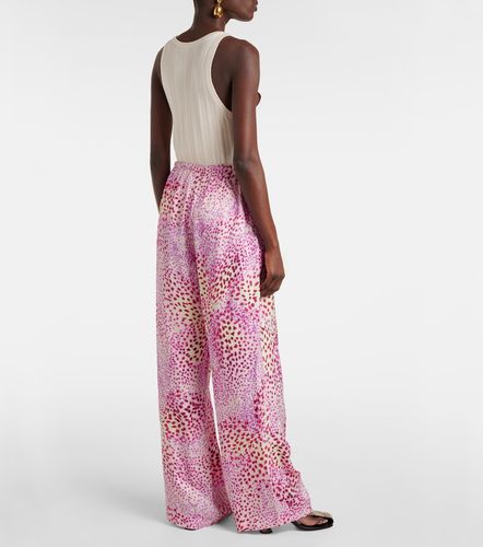 Pantaloni a gamba larga in jacquard - Dries Van Noten - Modalova