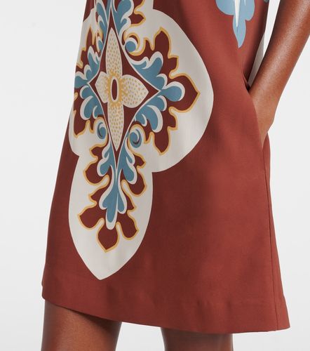 Printed satin shift dress - La DoubleJ - Modalova