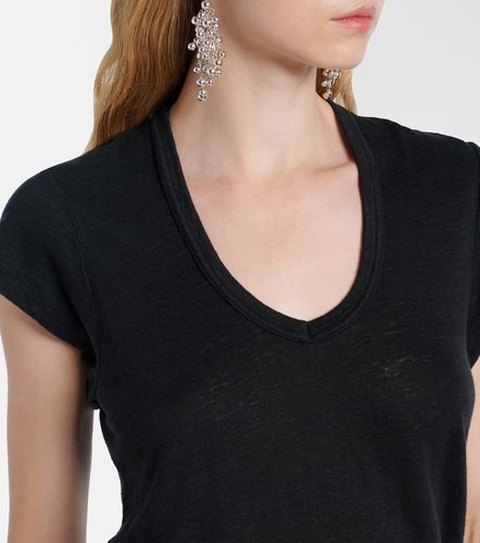 Marant Etoile Camiseta de lino - Marant Etoile - Modalova