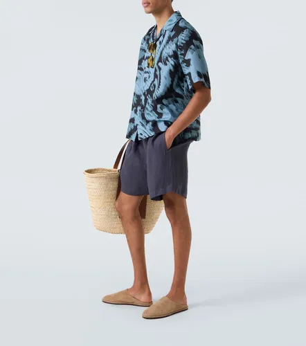 Camisa de sarga de algodón y seda - Commas - Modalova