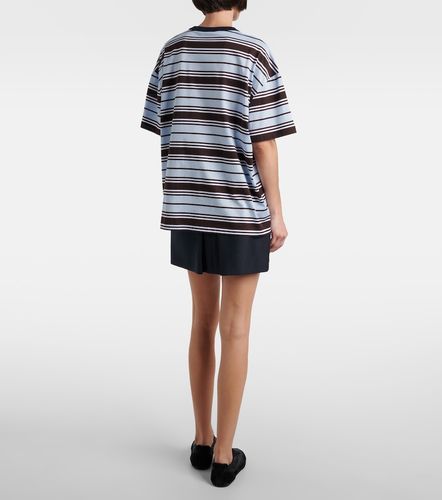 Prada Camiseta de algodón a rayas - Prada - Modalova