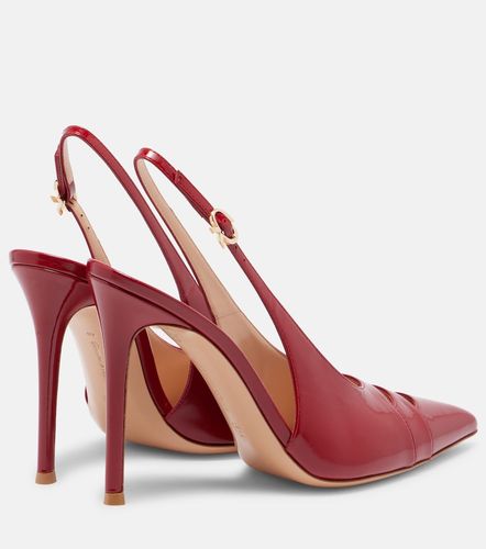 Patent leather slingback pumps - Gianvito Rossi - Modalova