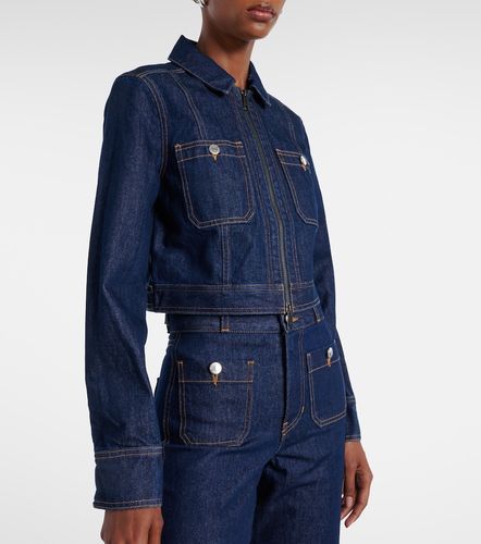 Patty cropped denim jacket - Veronica Beard - Modalova