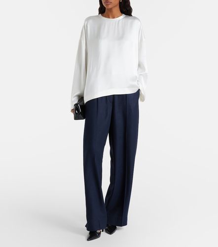 Pantaloni in flanella a gamba larga - Toteme - Modalova