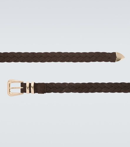 Braided suede belt - Brunello Cucinelli - Modalova