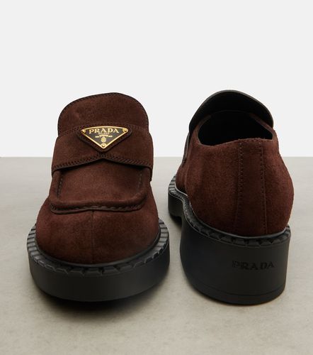 Prada Mocassini Chocolate in suede - Prada - Modalova