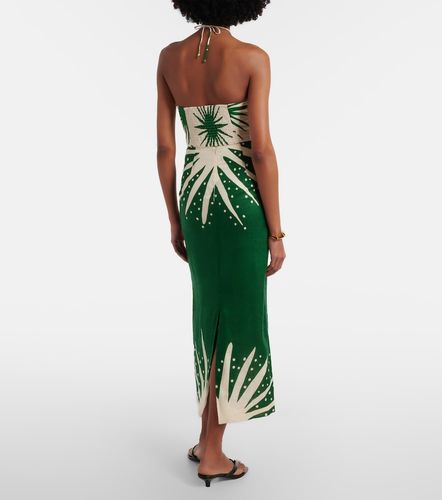 Falda midi Bruna de lino estampada - Cala de la Cruz - Modalova
