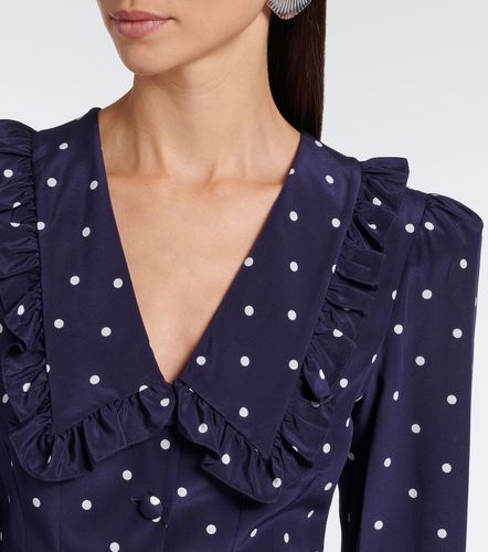 Alessandra Rich Midikleid aus Seide - Alessandra Rich - Modalova