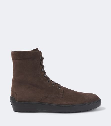 Tod's Stivali stringati in suede - Tod's - Modalova