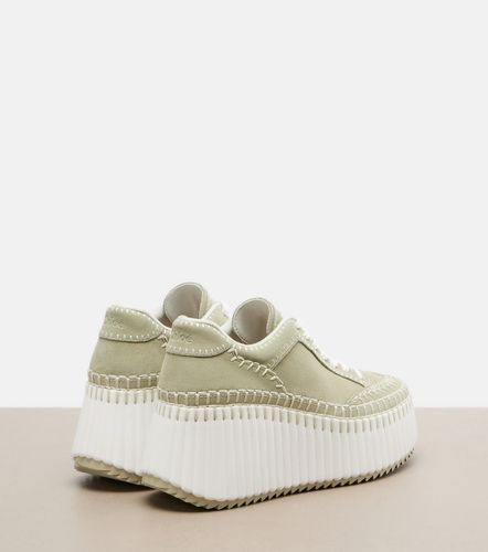 Chloé Zapatillas con plataforma Nama de ante - Chloe - Modalova