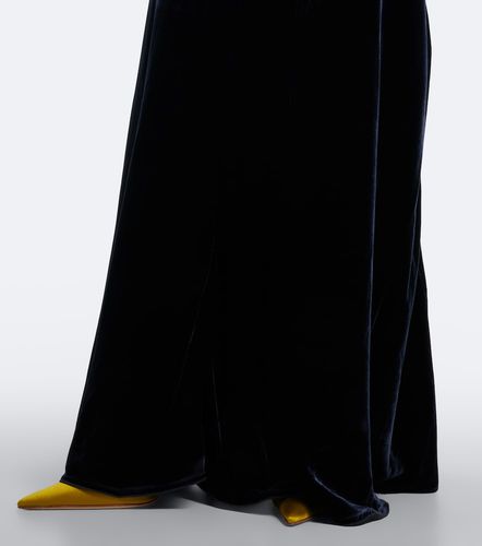 Abito lungo Isabella in velluto - Victoria Beckham - Modalova