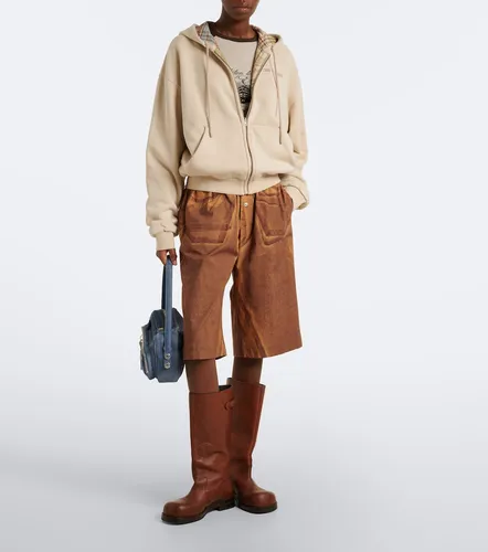 Sudadera con capucha de jersey de algodón - Acne Studios - Modalova