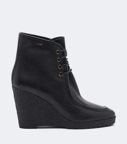 Cylia leather wedge ankle boots - Isabel Marant - Modalova
